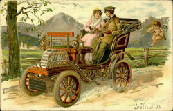 Romance, Car Postcard