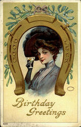 Birthday Greetings Postcard