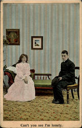 Can't You See I'm Lonely Postcard
