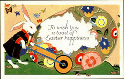 To Wish You A Load Of Easter Happiness Postcard