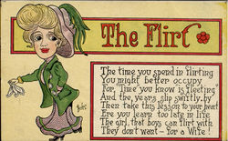 The Flirt Postcard