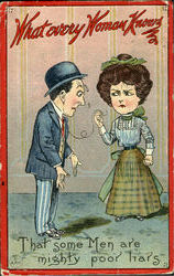 What Every Woman Knows Postcard