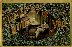 Somebody Thinks Of You Postcard