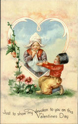 Valentines Day Children Postcard Postcard