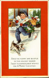 Christmas Presents Children Postcard Postcard