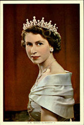 H. M. Queen Elizabeth II Royalty Postcard Postcard