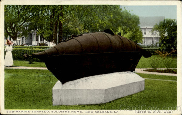 Sub-Marine Torpedo, Soldiers Home New Orleans Louisiana