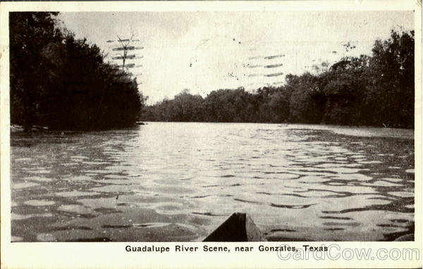 Guadalupe River Scene Gonzales Texas