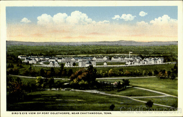 Bird's Eye View Of Fort Oglethorpe Chattanooga Tennessee