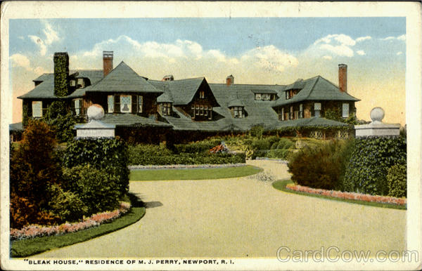 Bleak House Residence Of M.J. Perry Newport Rhode Island