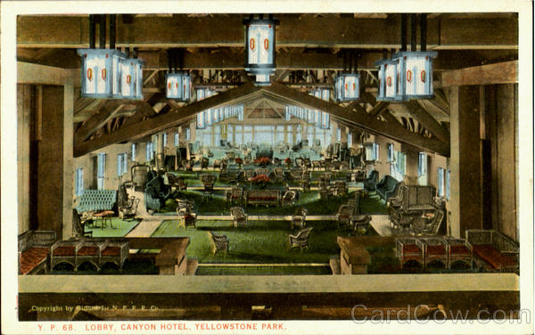 Canyon Hotel Lobby, Yellowstone National Park