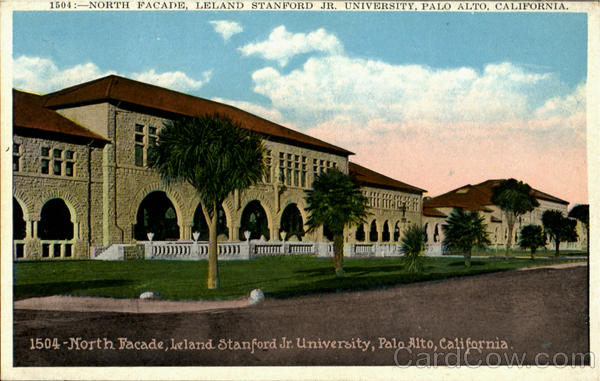 North Facade, Leland Stanford Jr. University Palo Alto California