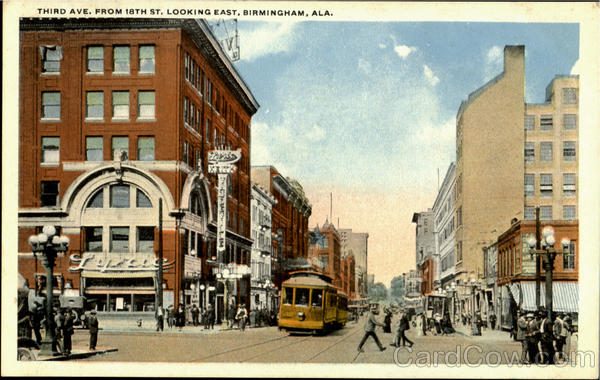 Third Ave, From 18th Street Birmingham Alabama