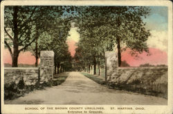 School Of The Brown County Ursulines Postcard