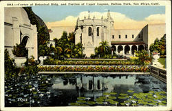 Corner Of Botanical Bldg, Balboa Park Postcard