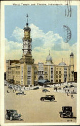 Murat Temple And Theatre Postcard