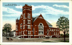 M. E. Church Coffeyville, KS Postcard Postcard