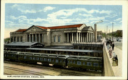 Burlington Station Postcard