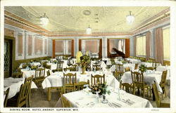 Dining Room Hotel Androy Postcard