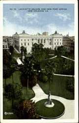Lafayette Square And New Post Office Postcard