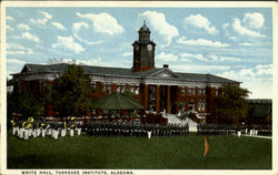 White Hall, Tuskegee Institute Alabama Postcard 