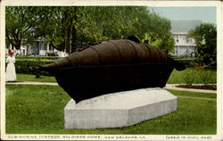 Sub-Marine Torpedo, Soldiers Home Postcard