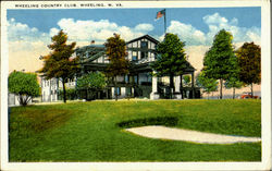 Wheeling Country Club Postcard