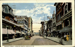 Granby Street Norfolk, VA Postcard Postcard