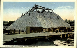 200,000 Bushels Of Oyster Shells Hampton, VA Postcard Postcard