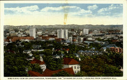 Bird's Eye View Of Chattanooga Tennessee Postcard Postcard