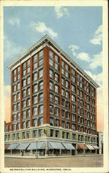 Metropolitan Building Muskogee, OK Postcard Postcard