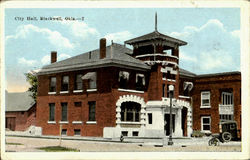 City Hall Blackwell, OK Postcard Postcard