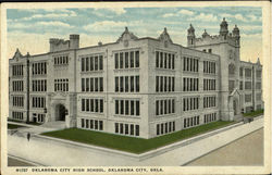 Oklahoma City High School Postcard