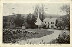 The House Where Sam Walter Foss Poet Was Born Candia, NH Postcard Postcard