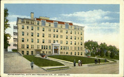 Noyes Hospital, 24th and Frederick Ave. Postcard