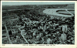 View Of Kansas City From The Air Postcard