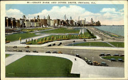 Grant Park And Outer Drive Postcard