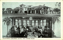 California Carlsbad Hotel And Dining Room Postcard Postcard