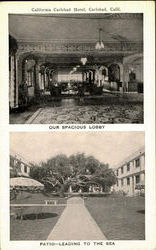 California Carlsbad Hotel Postcard