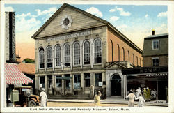 East India Marine Hall And Peabody Museum Postcard
