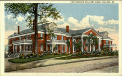 Confederate Soldiers Home Postcard