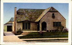 Residence Of Francis Cadman Los Angeles, CA Postcard Postcard