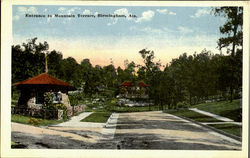 Entrance To Mountain Terrace Postcard