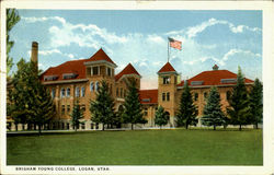 Brigham Young College Postcard