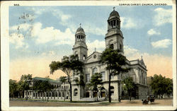 Corpus Christi Church Chicago, IL Postcard Postcard