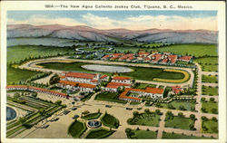 The New Agua Callente Jockey Club Postcard