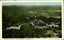 General View Of St. Paul's School Postcard