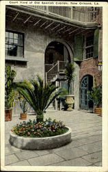 Court Yard Of Old Spanish Cabildo Postcard