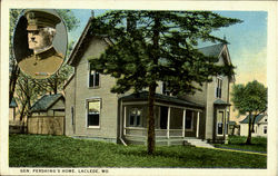 Gen. Pershing's Home Laclede, MO Postcard Postcard