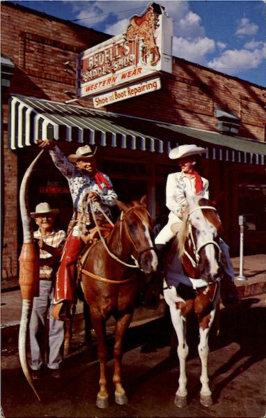 Pair Of Rodeo Parade Riders Rodeos